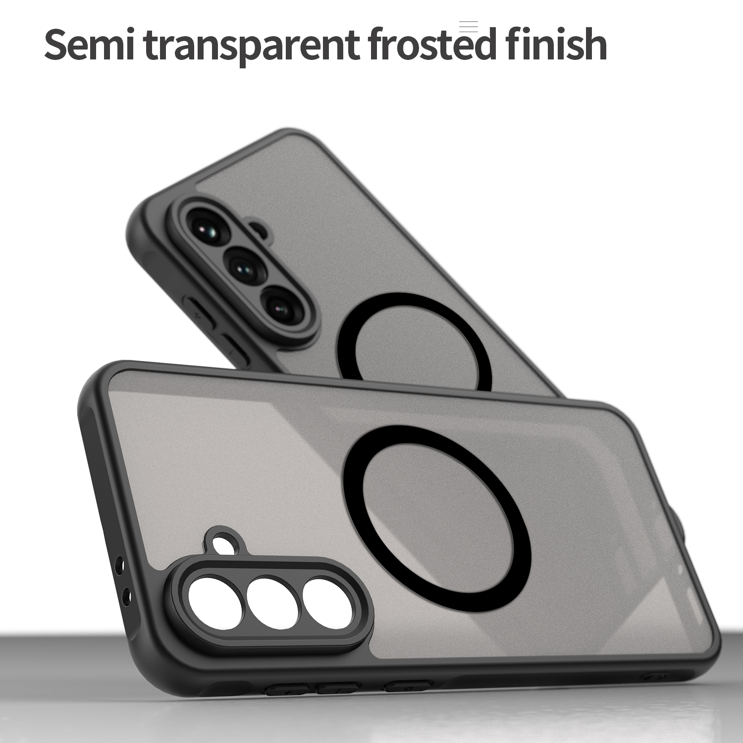 USTIYA Magnética Funda para Samsung Galaxy A56 5G Case Matte Acrílico Uso Rudo