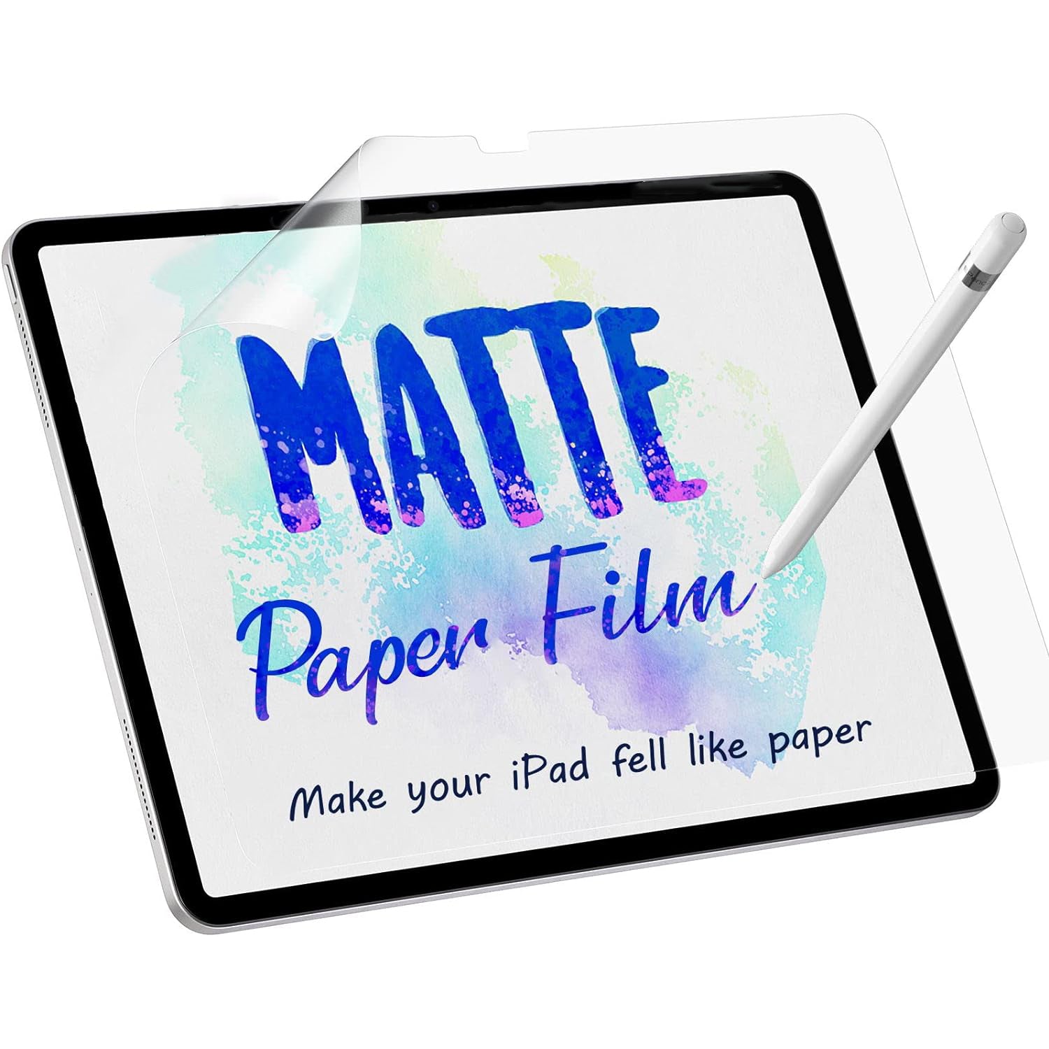USTIYA Paper Feel for iPad A16 11 Pulgadas 2025 / iPad 10 generación 10.9 Pulgadas 2022 Mica Papel película de textura de PET mate hidrogel antideslumbrante Película similar al Resistente al rayado