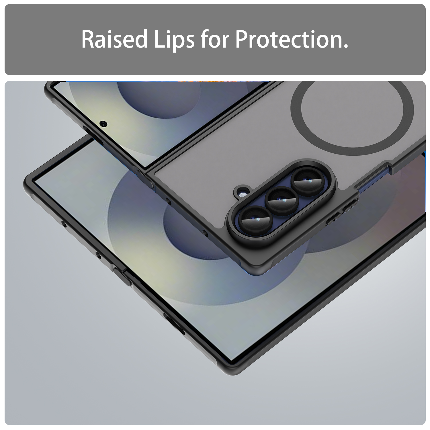 USTIYA Magnética Funda para Samsung Galaxy Z fold 7 5G Case Matte Acrílico Uso Rudo
