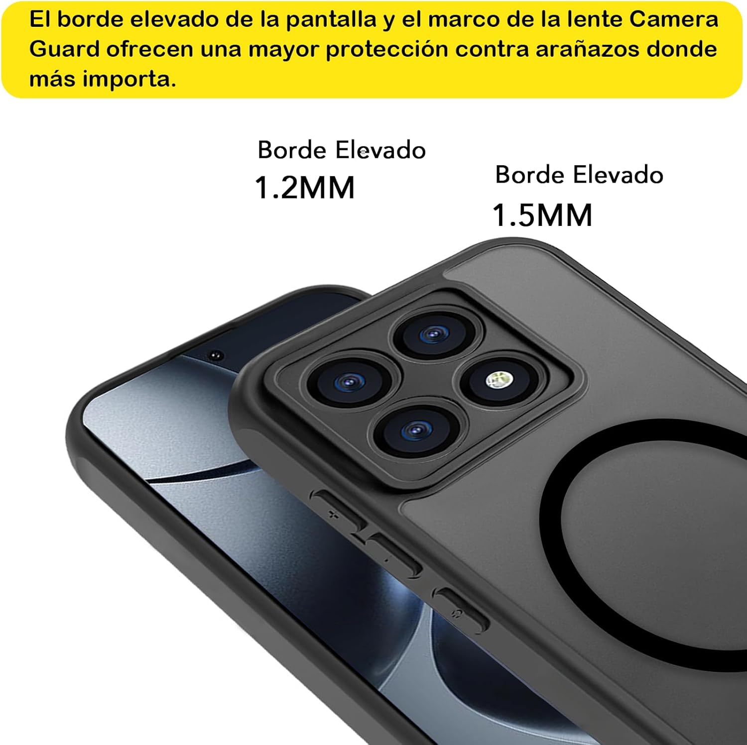 USTIYA Magnética Funda para Xiaomi 14T Pro 5G Case Matte Acrílico Uso Rudo