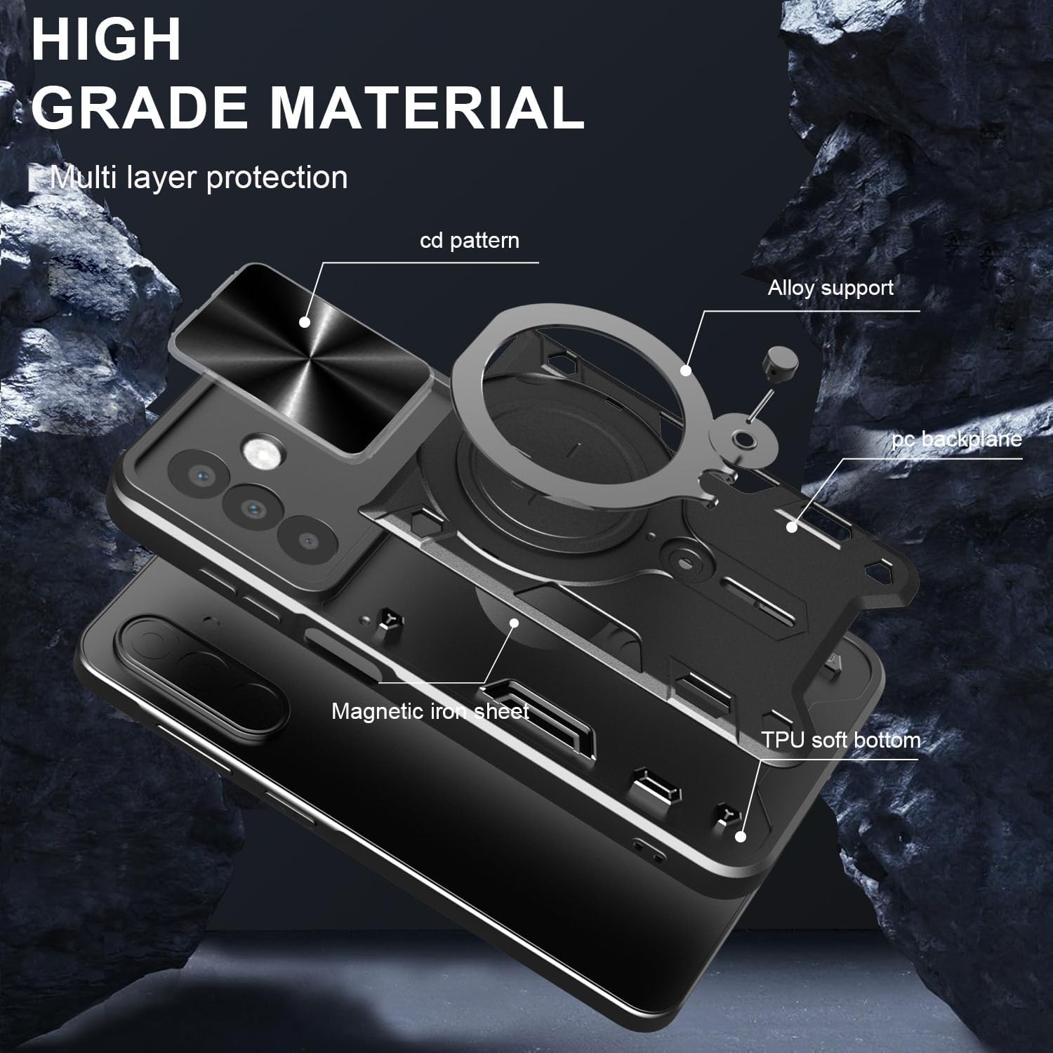 PNQK case for Samsung Galaxy A17 4G/5G y A26 5G