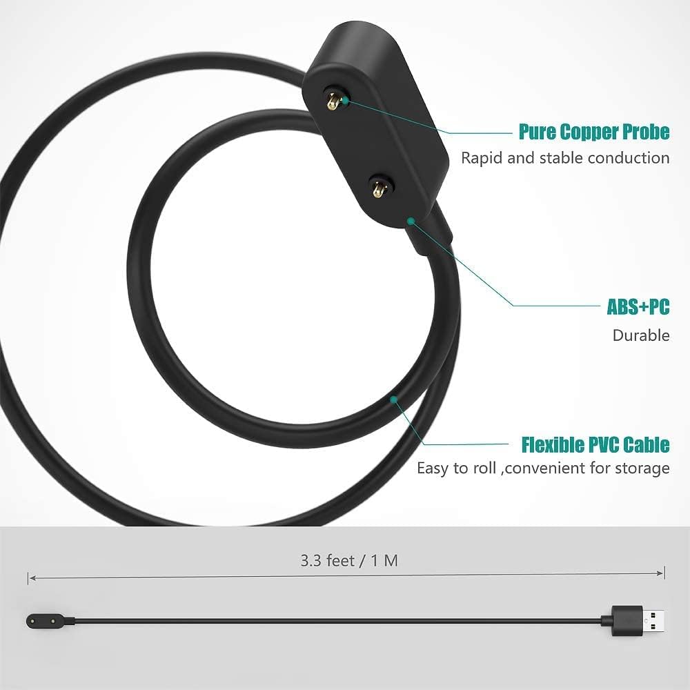 PNQK Charger for Huawei Band 10/9/8/7/6/6 pro/Honor Band 6/7/9 USB Charging Data Cable